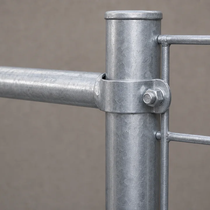 Galvanized finish detail