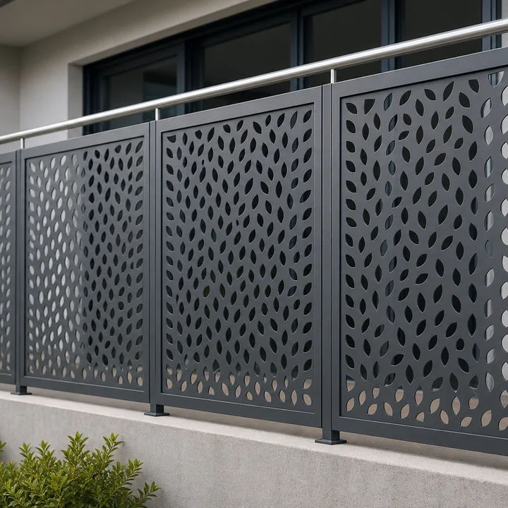 Decorative perforated panel