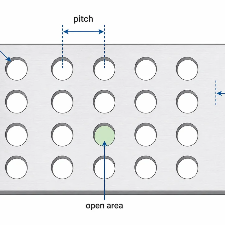 Pitch and open area