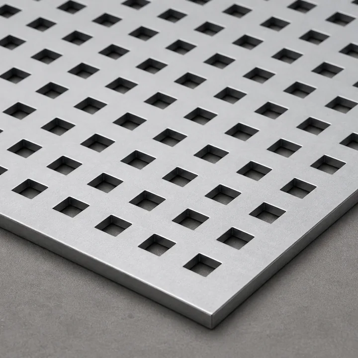 Square hole perforated sheet