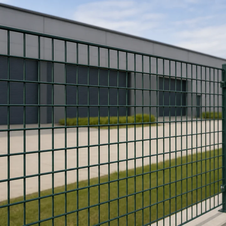 Welded mesh fence
